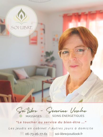 Praticienne en massages relaxants et soins énergétiques