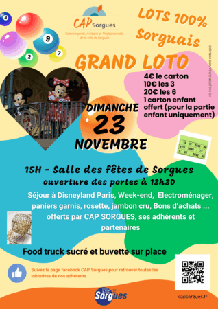 Grand loto 2025 de Cap Sorgues