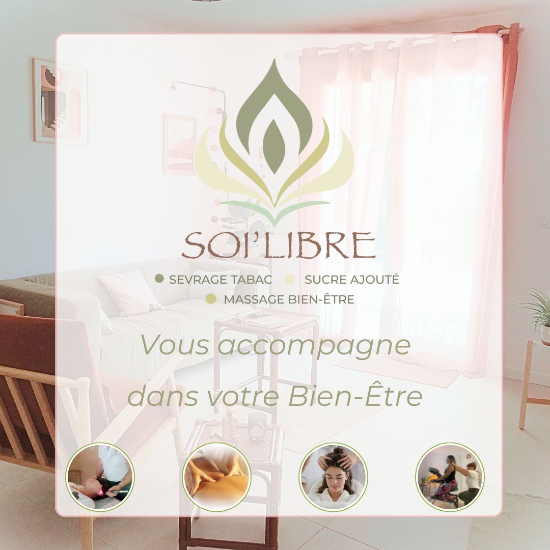 Praticienne bien-être en accompagnement au sevrage tabac, sucre et massages relaxants